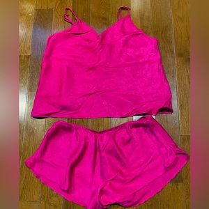Victoria secret short and tank  pj pink brand new. Brand new